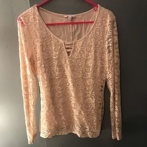 Kohl’s Candies Lace Top